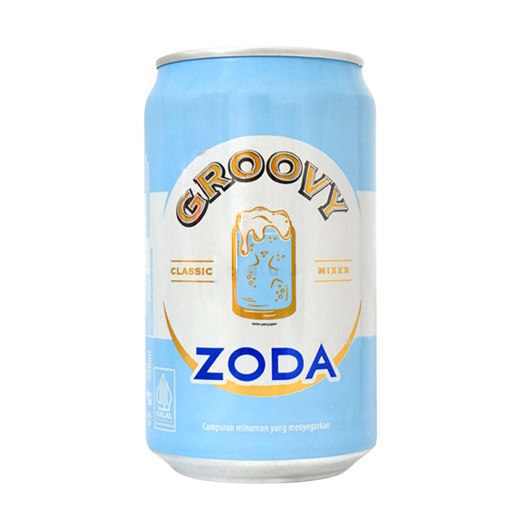 Grovy Soda Water | 330ml Cans