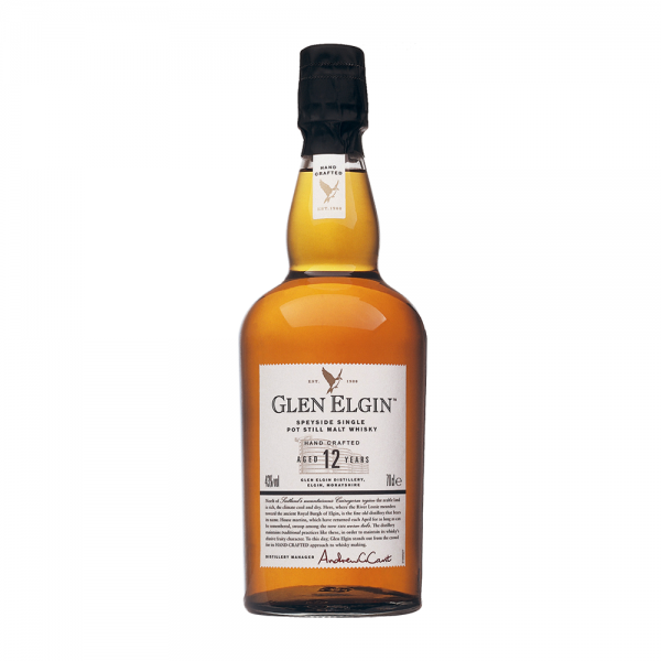 Glen Elgin 12 YO Whiskey | 700ml Glass Bottle