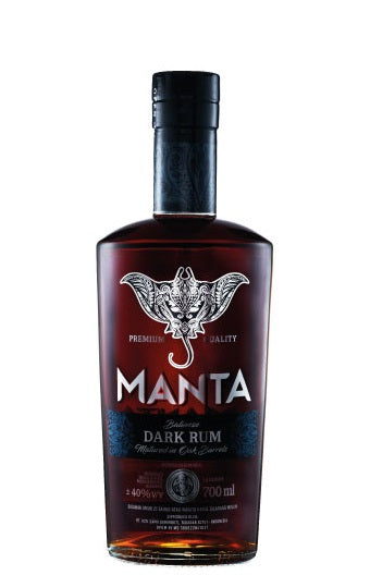 Manta Dark Rum | 700ml Glass Bottle