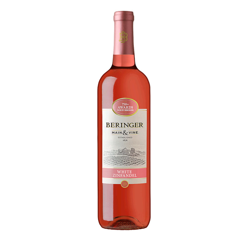 750ml beringer main vain white zinfandel rose wine