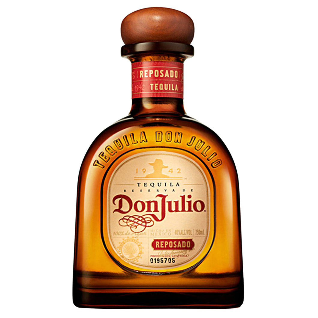 Don julio reposado tequila 750ml glass bottle