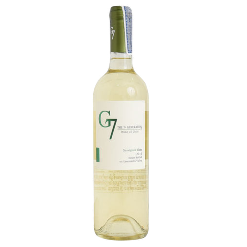 G7 sauvignon blanc wine 750ml glass bottle