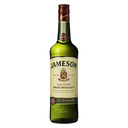 John jameson whisky 750ml glass bottle