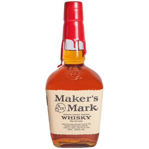 Makers mark bourbon whisky 750ml glass bottle