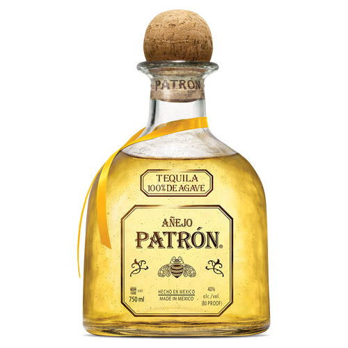 Patron anejo tequila 750ml glass Bottle