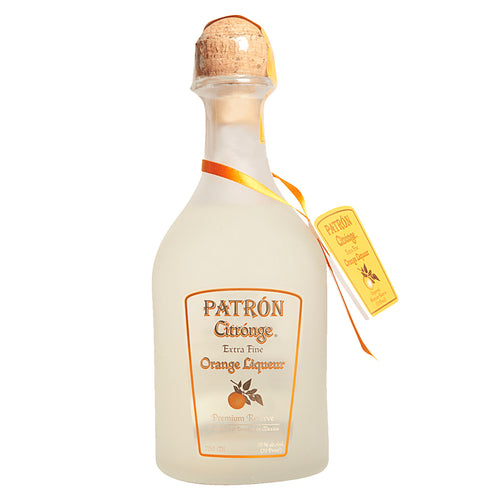 Patron citronge orange tequila 750ml glass bottle